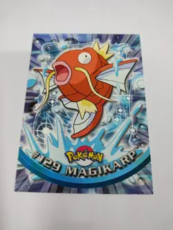 MINT GLOSSY Topps Pokemon Magikarp 129 Series 3 Blue Logo Non Holo TV Edition - Image 1