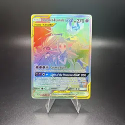 Pokemon TCG Solgaleo & Lunala Tag Team GX Cosmic Eclipse 254/236 Holo Secret NM - Image 1