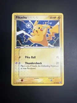 Pikachu Common Emerald 60/106 Pokemon TCG Regular 2005 - Image 3