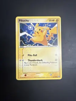 Pikachu Common Emerald 60/106 Pokemon TCG Regular 2005 - Image 4