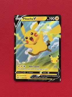Pikachu V SWSH143 Sword & Shield Promo Celebrations Pokemon NM - Image 1