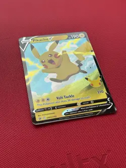 Pikachu V SWSH143 Sword & Shield Promo Celebrations Pokemon NM - Image 3
