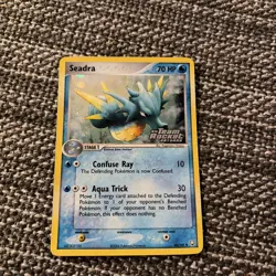 Pokemon TCG EX Team Rocket Returns Seadra 48/109 Stamped Holo - Image 1