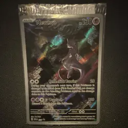 Pokemon Mewtwo SVP 052 Scarlet & Violet Promo Holo Basic 130 HP Psyslash - Image 1