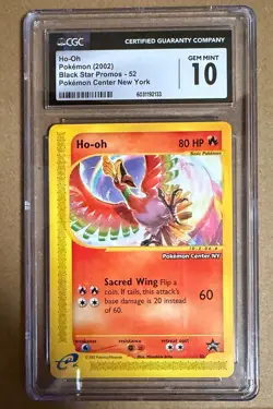 Ho-Oh 2002 - Pokemon Center New York - CGC 10 - PSA 10 worthy candidate - Image 1