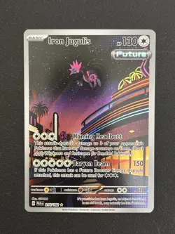 Iron Jugulis - 216/182 - Illustration Rare Paradox Rift - Pokemon (NM) - Image 1