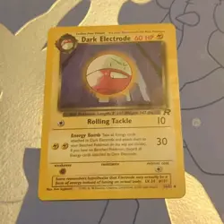 Pokemon TCG Dark Electrode 34/82 Team Rocket 60HP Uncommon Regular English 2000 - Image 1