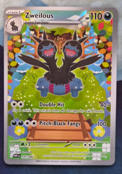 ⚪Pokemon TCG - Zweilous - 147/086 - Illustration Rare - SV: White Flare - NM⚪ - Image 1