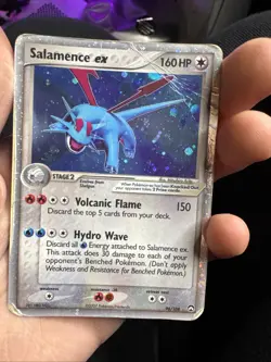 Pokemon TCG Holo Ultra Rare Salamence Ex 96/108 EX Power Keepers 2007 - Image 1
