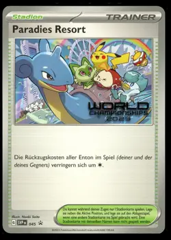 Pokemon German Paradise Resort SVP 045 World Championships 2023 Yokohama Promo - Image 1