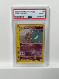 2003 Pokemon Skyridge Holo Gengar #H9 PSA 8 NM-MT - Image 1