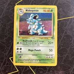 Pokemon TCG Nidoqueen Jungle 7/64 Holo Unlimited Holo Rare - Image 1