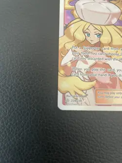 Pokemon TCG Cynthia & Caitlin Tag Team Cosmic Eclipse Full Art 228/236 - Image 4