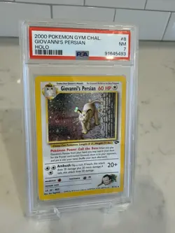 Giovanni’s Persian - Holo PSA 7 NM - 2000 Pokemon Gym Challenge #8 - Image 3