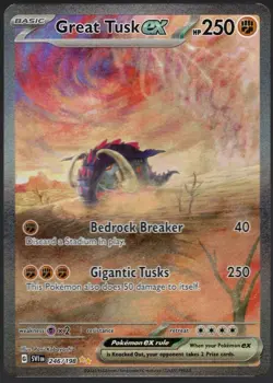 Pokemon TCG - Great Tusk ex 246/198 SIR, SV: Scarlet & Violet Base, NM - Image 1