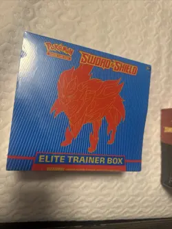 Pokemon Sword And Shield, Red And Blue Elite Trainer Box Set - Image 2