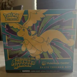 Pokemon Center Elite Trainer Box Scarlet & Violet Ascended Heroes Dragonite - Image 1