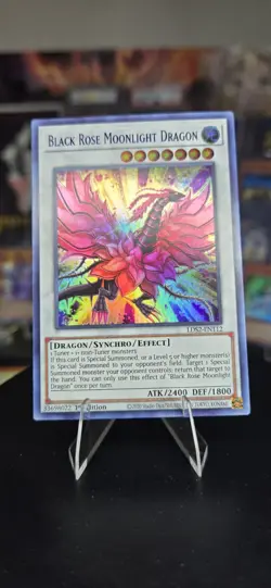 YuGiOh! Black Rose Moonlight Dragon LDS2-EN112 Ultra Rare (Blue) 1st Edition NM - Image 2