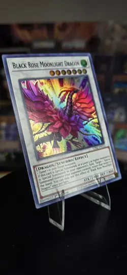 YuGiOh! Black Rose Moonlight Dragon LDS2-EN112 Ultra Rare (Blue) 1st Edition NM - Image 3