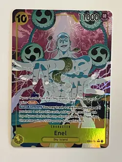 Enel EB02-052 SR Parallel English One Piece TCG (See Description) - Image 1