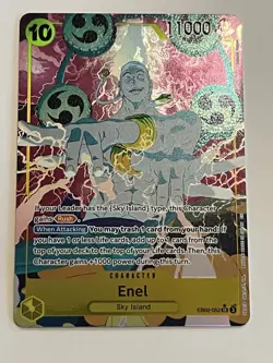 Enel EB02-052 SR Parallel English One Piece TCG (See Description) - Image 2