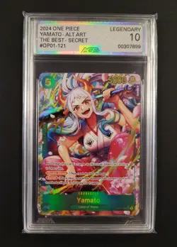 AGS 10 Yamato One Piece Romance Dawn Alt Art PRB01 Foil OP01-121 - Image 1
