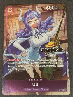 Ulti P-077 Championship Stamped (CS 25-26 Event Pack) | One Piece TCG | English - Image 1