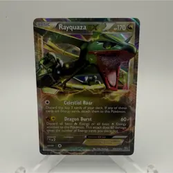 Pokemon Rayquaza EX Holo Dragon Basic Card 85/124 170 HP Pokemon TCG 2012 - Image 1