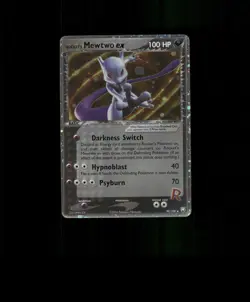 FAN-ART READ DESCRIPTION BELOWHOLO Mewtwo Card Mewtwo Pokemon Card p2 - Image 1