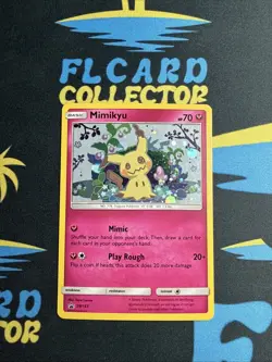 Mimikyu SM163 Holo Pokemon Sun & Moon Team Up Black Star Blister Promo Card - NM - Image 1