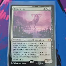 Wizards of the Coast Emptiness ECL Mythic Borderless Foil White Black #0222 - Image 1