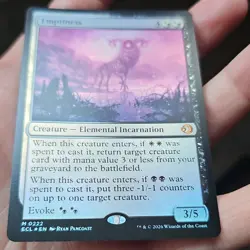 Wizards of the Coast Emptiness ECL Mythic Borderless Foil White Black #0222 - Image 2