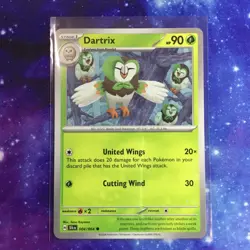 1x Dartrix Card - 004/064 - Shrouded Fable - Pokemon TCG NM - English - Image 1