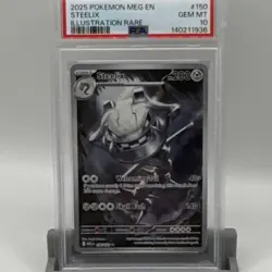Pokemon Steelix Illustration Rare Holo PSA 10 Me01: Mega Evolution 2025 150/132 - Image 1