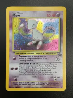 MEW Pokemon Card - WOTC Promo - Black Star - #9 - HOLO - NM (C) - Image 3