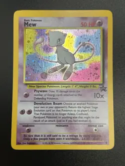MEW Pokemon Card - WOTC Promo - Black Star - #9 - HOLO - NM (C) - Image 4