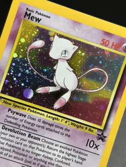 MEW Pokemon Card - WOTC Promo - Black Star - #9 - HOLO - NM (C) - Image 5