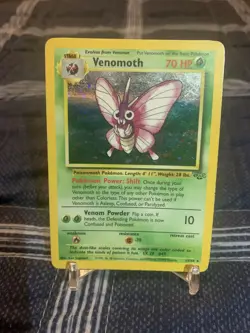 1999 Pokemon Unlimited Jungle Venomoth 13/64 LP - Image 1