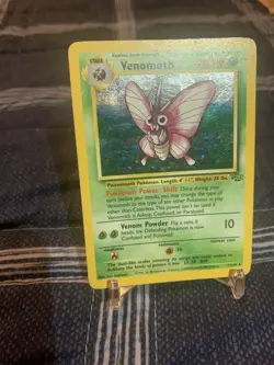 1999 Pokemon Unlimited Jungle Venomoth 13/64 LP - Image 2