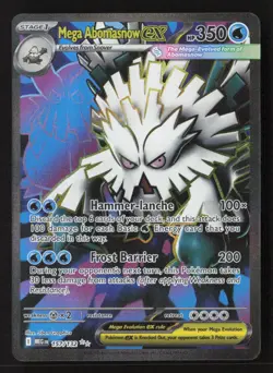 Mega Abomasnow ex - Ultra Rare Holo MEG 157/132 NM Pokemon TCG - Image 1