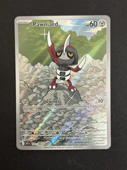 2025 Pokemon Black Bolt Pawniard Illustration Rare #142/086 PSA 9 - Image 1