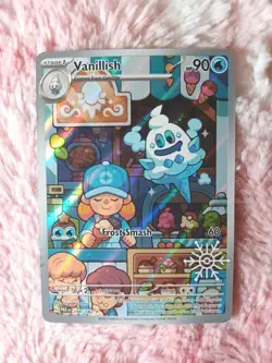 Vanillish Paradox Rift 190/182 Holo Illustration Pokemon Holiday Calendar 2025 - Image 1