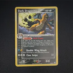 Pokemon Dark Dragonite Rare EX Team Rocket Returns Stage 2 120 HP 15/109 English - Image 1