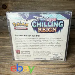 POKEMON Chilling Reign Booster Box - 36 packs - NEW & SEALED W/ PROTECTOR - Image 5