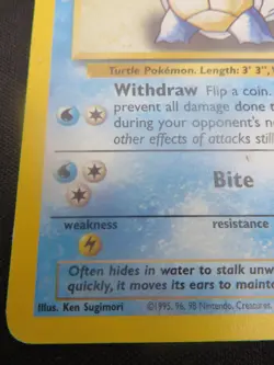 Wartortle unlimited Base Set 2 Uncommon 63/130 - WOTC Pokemon LP - Image 5