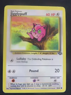 Jigglypuff 54/64 Common Jungle Pokemon LP - Image 1