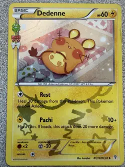 Dedenne RC10/RC32 - Pokemon Generations: Radiant Collection Holo RARE - LP - Image 1
