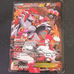 Pokemon Team Magma's Groudon EX 190 HP Holo Rare Double Crisis 15/34 - Image 1