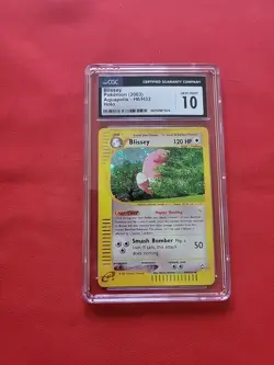 GEM MINT Pokemon: Blissey Holo #H6/H32 Aquapolis 2003 E-reader - CGC 10 SWIRL! - Image 1