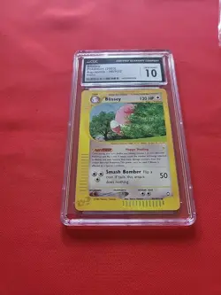 GEM MINT Pokemon: Blissey Holo #H6/H32 Aquapolis 2003 E-reader - CGC 10 SWIRL! - Image 3